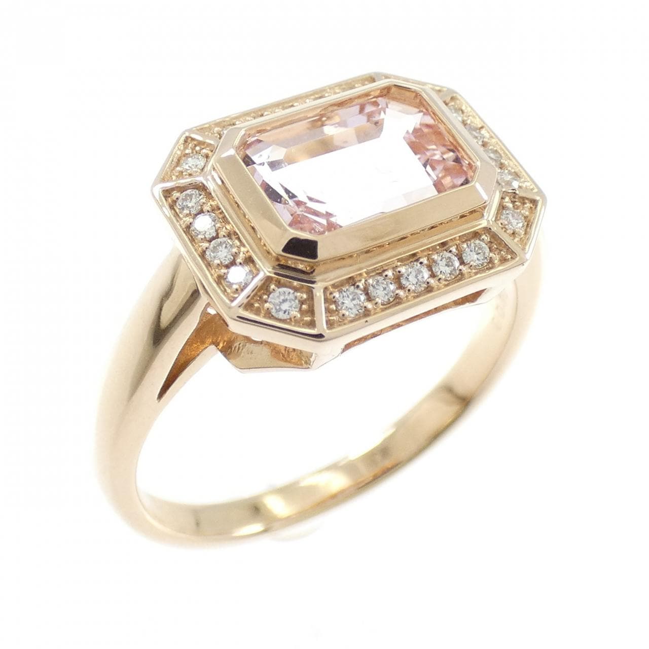 K18PG ベリル リング 1.48CT