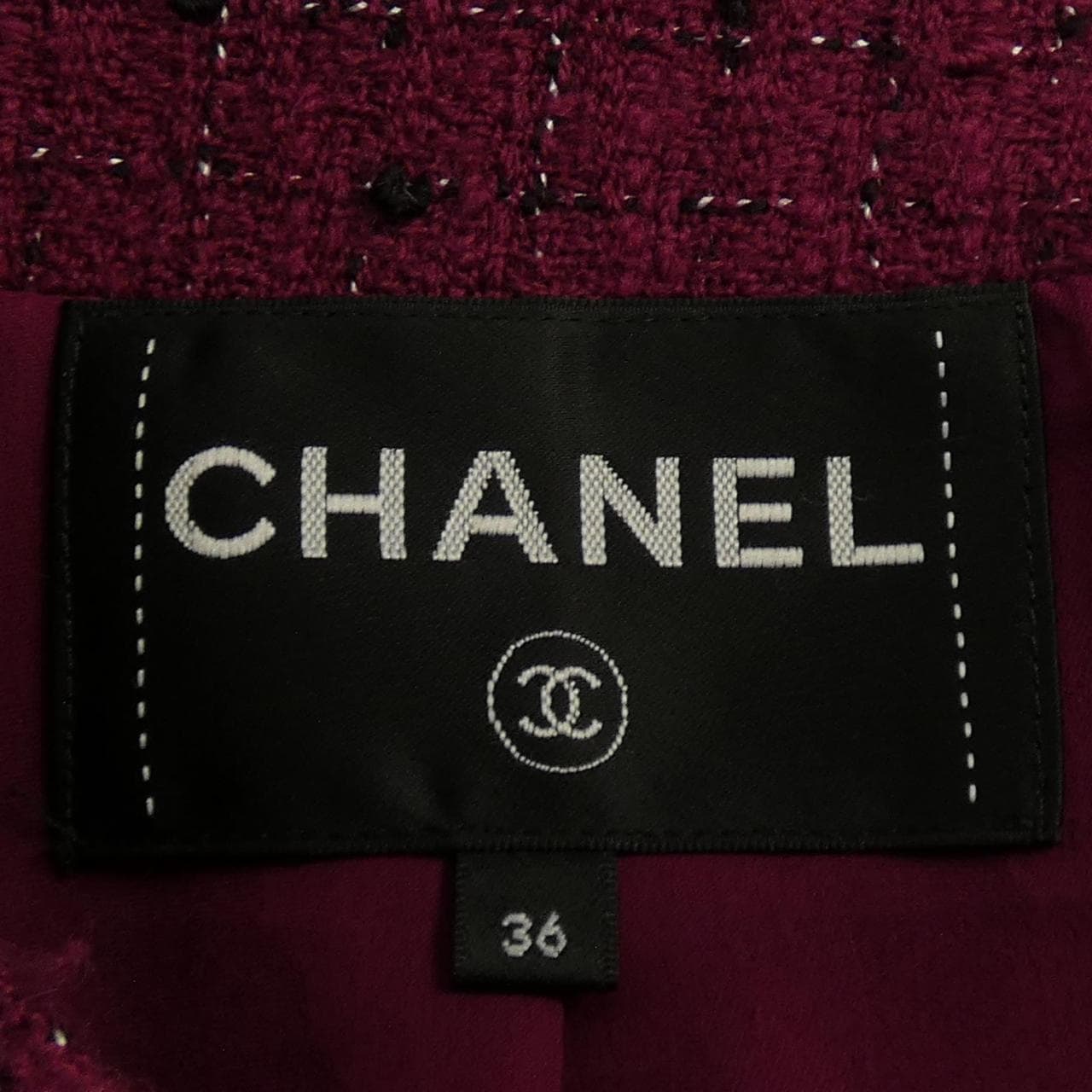 シャネル CHANEL ノーカラージャケット