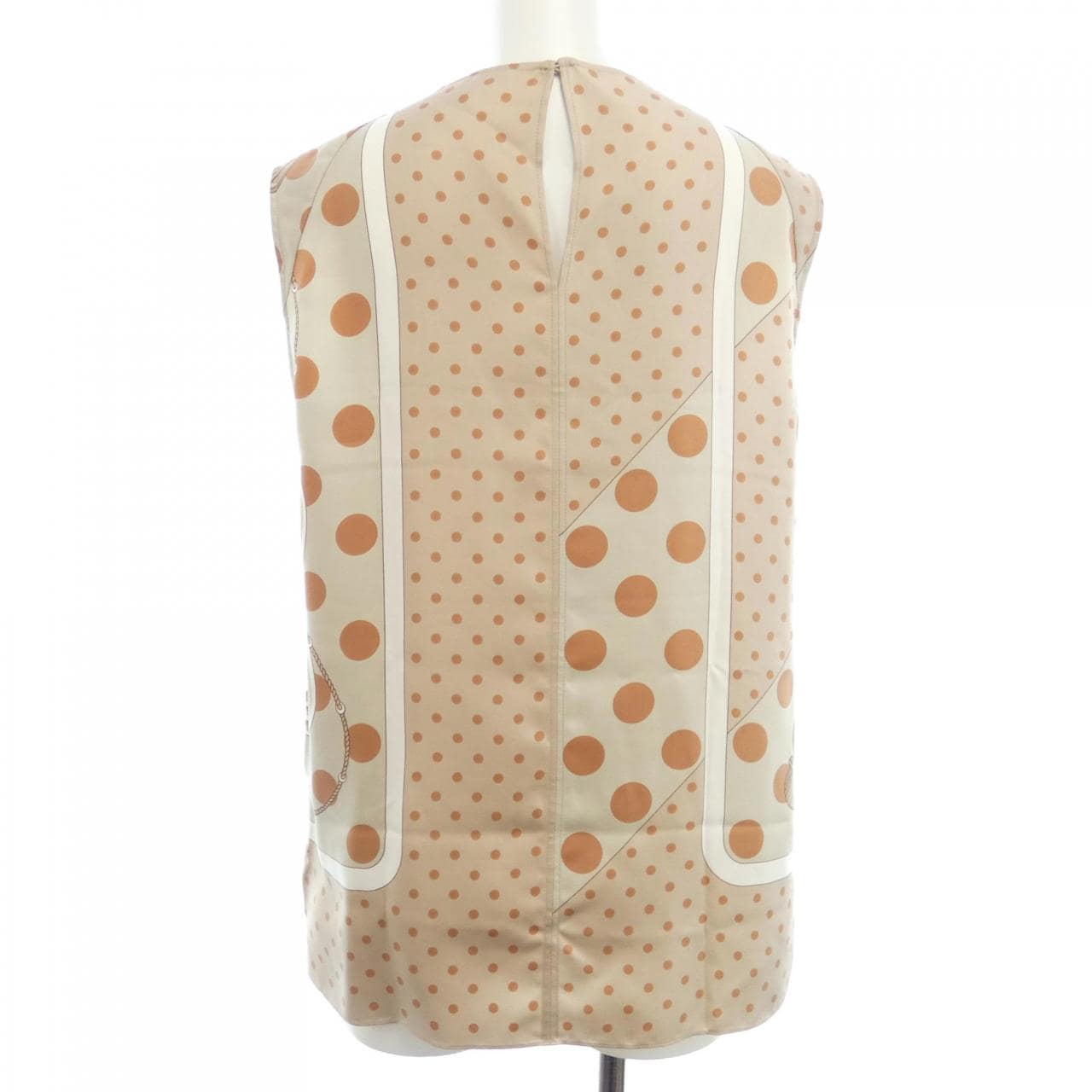 エルメス HERMES CLIC-CLAC A POIS *17-7600 ツイルレーヌ トップス