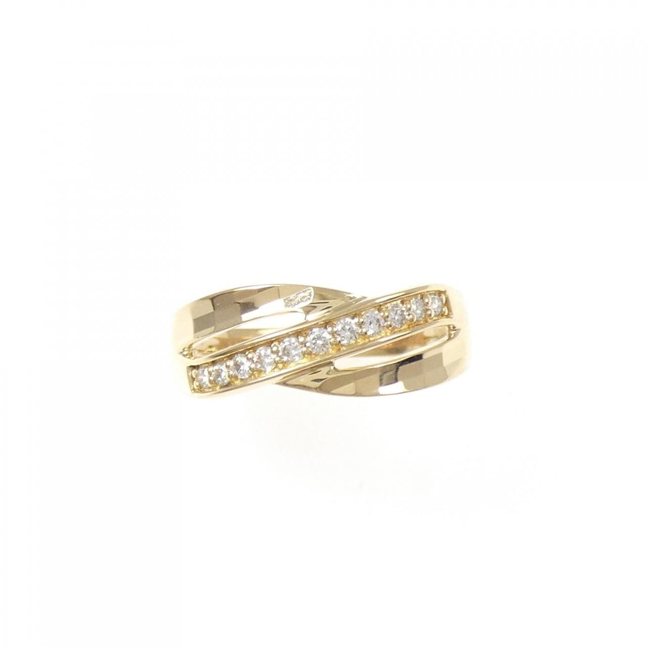 K18YG ダイヤモンド リング 0.11CT