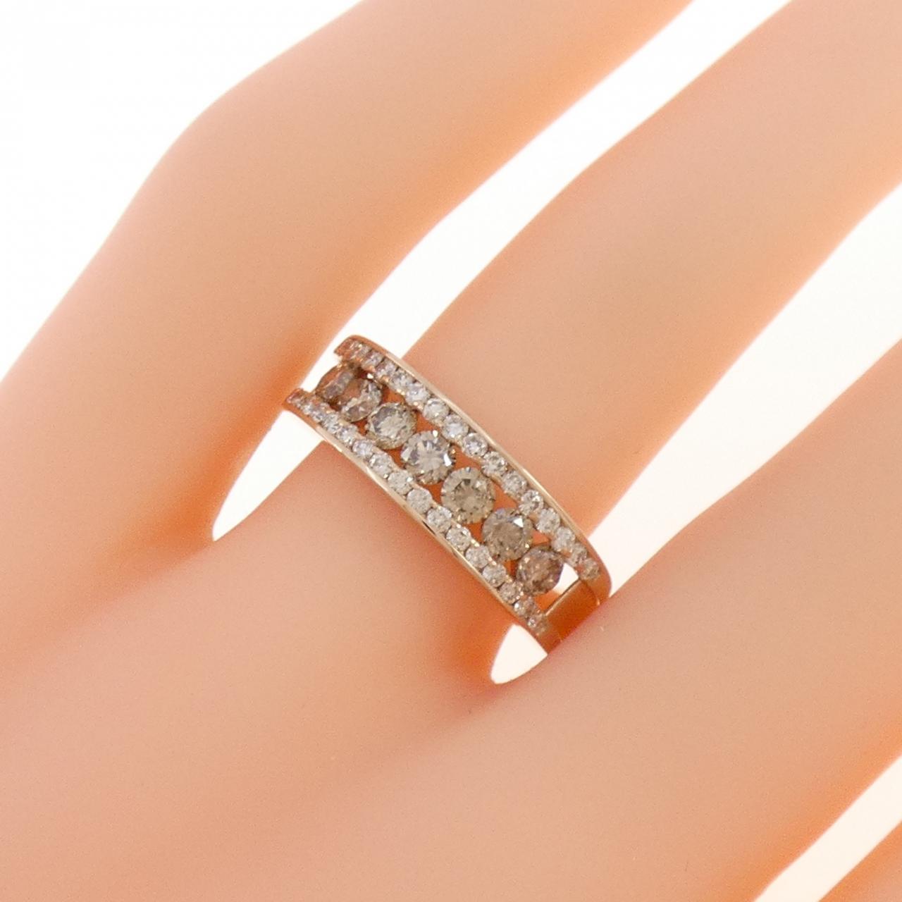 K18PG ダイヤモンド リング 0.60CT