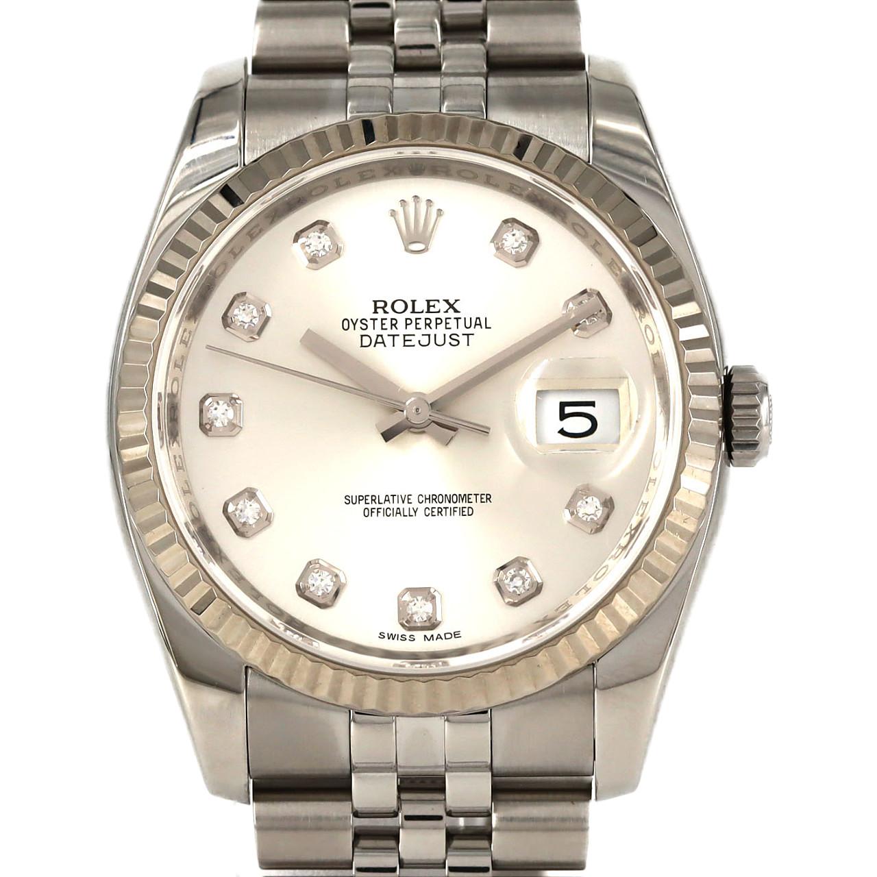 ロレックス デイトジャスト 116234G SSxWG 自動巻 ランダム番