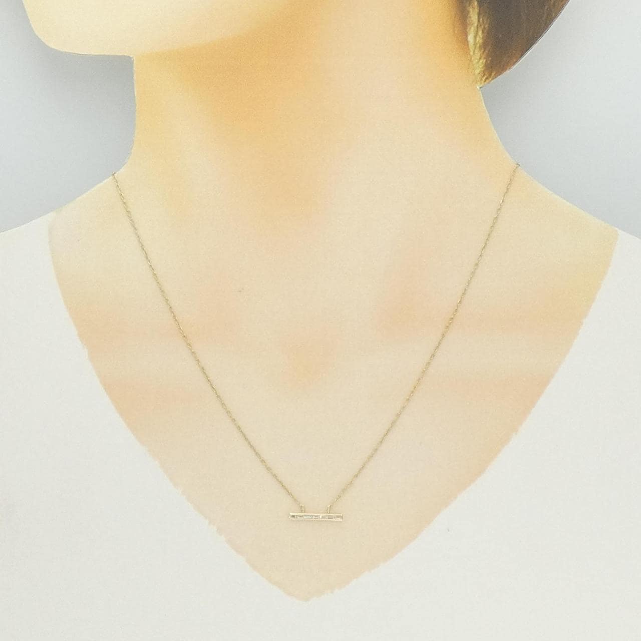 ヒロタカ ダイヤモンド ネックレス 0.09CT