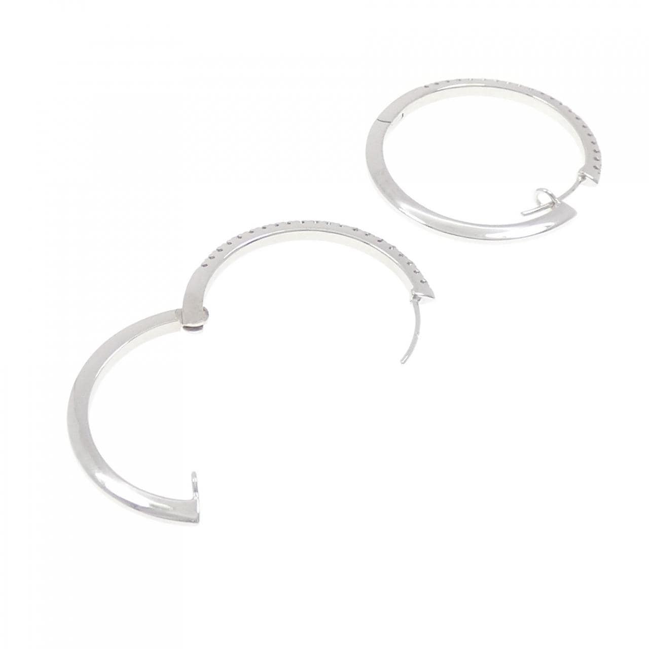 750WG ダイヤモンド ピアス 0.21CT