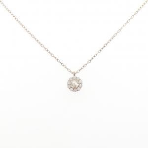 K18PG ダイヤモンド ネックレス 0.11CT