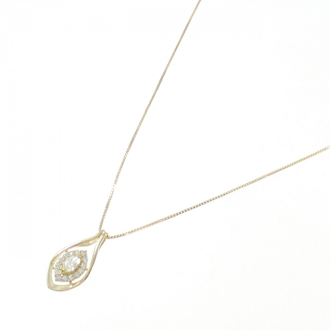【新品】K18YG ダイヤモンド ネックレス 0.15CT