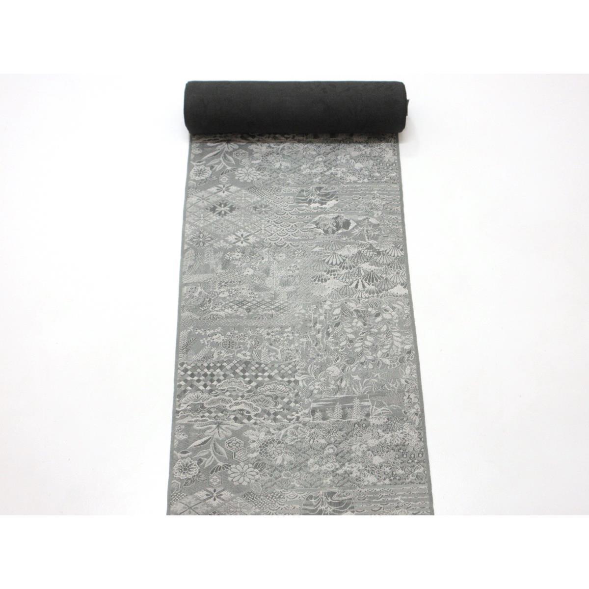 【未使用品】着尺反物　小紋　山岡古都