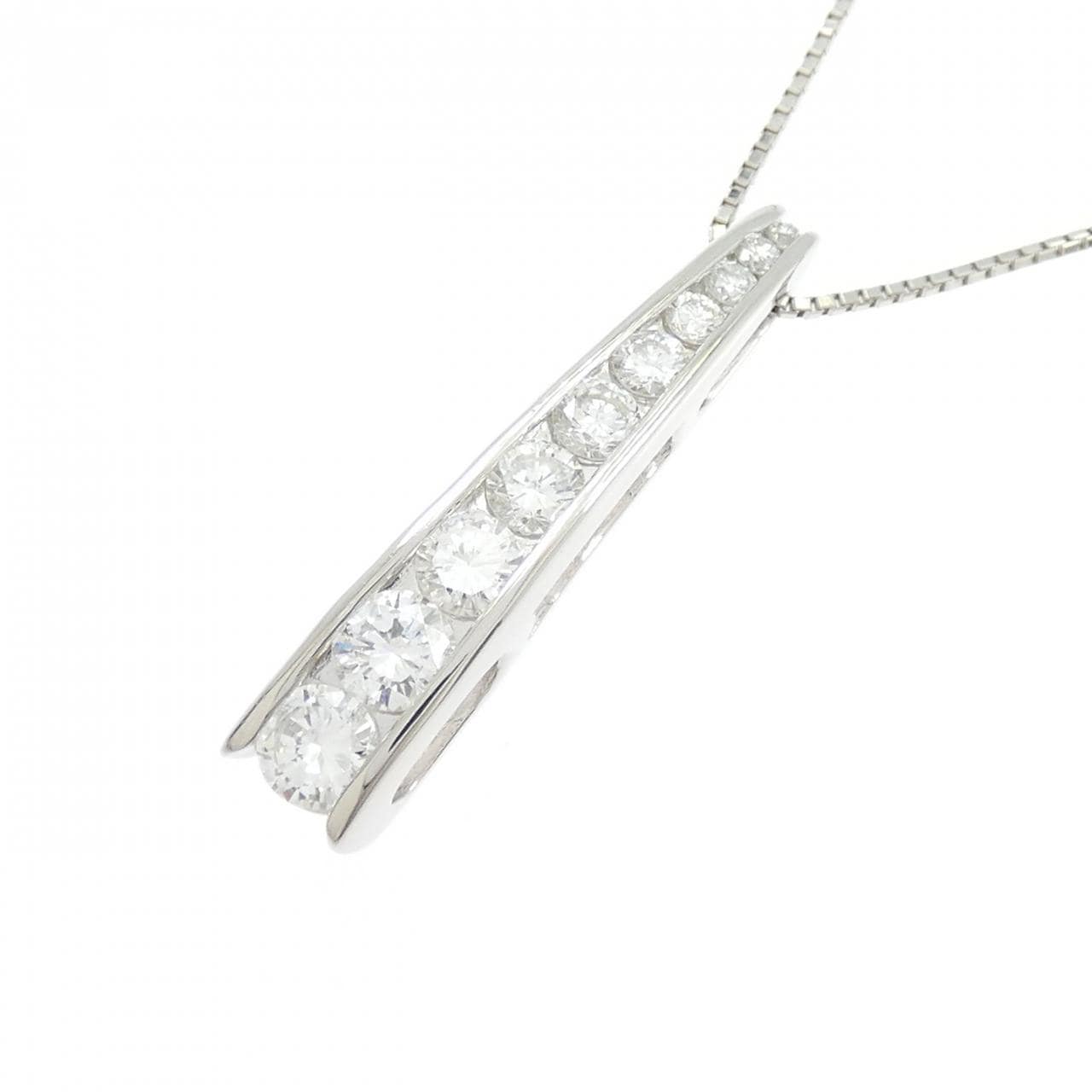 PT900/PT850 ダイヤモンド ネックレス 1.02CT
