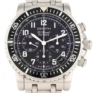 【ノーメンテナンス還元価格】ゼニス レインボーフライバック 02.0470.405/25 SS 自動巻