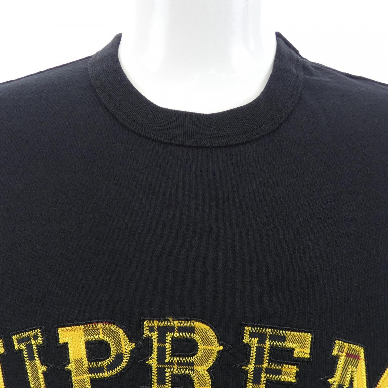 シュプリーム SUPREME PLAID APPLIQUE Tシャツ