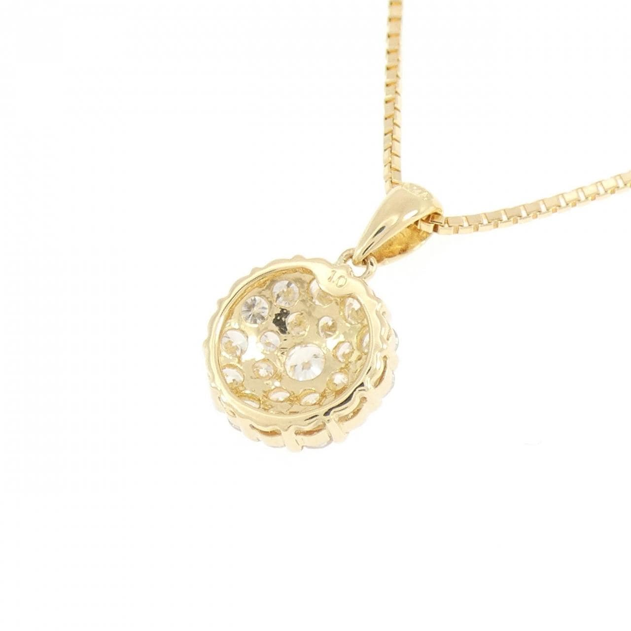 K18YG ダイヤモンド ネックレス 1.0CT