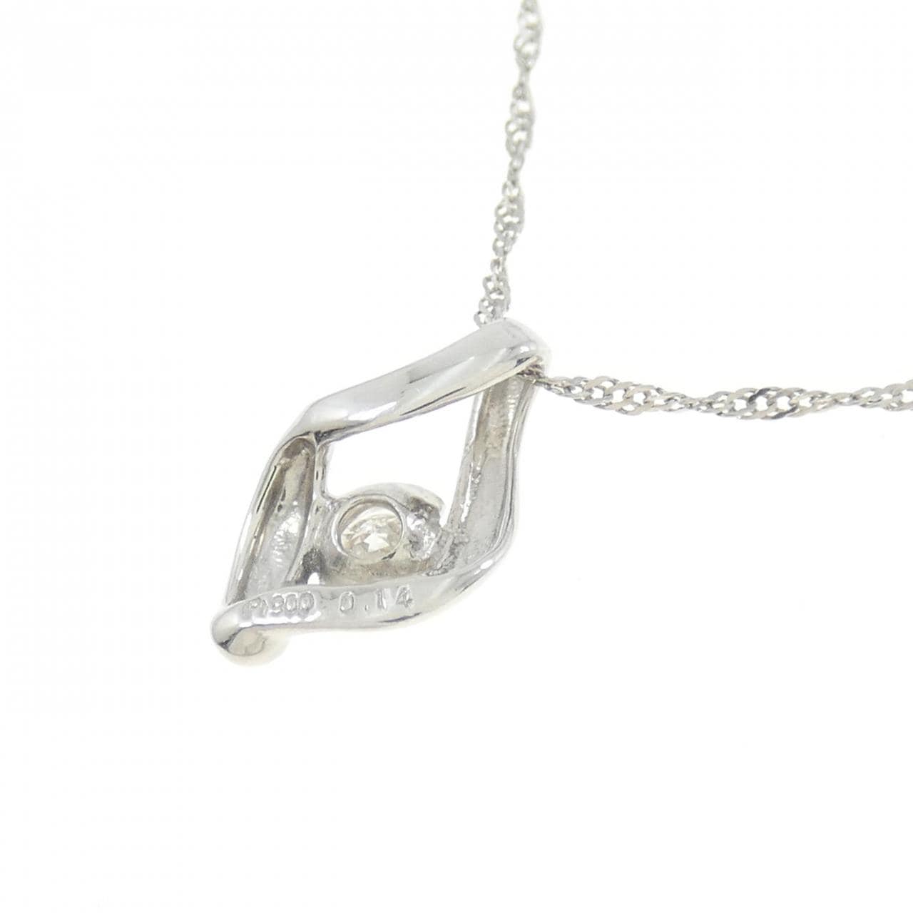 PT ダイヤモンド ネックレス 0.14CT