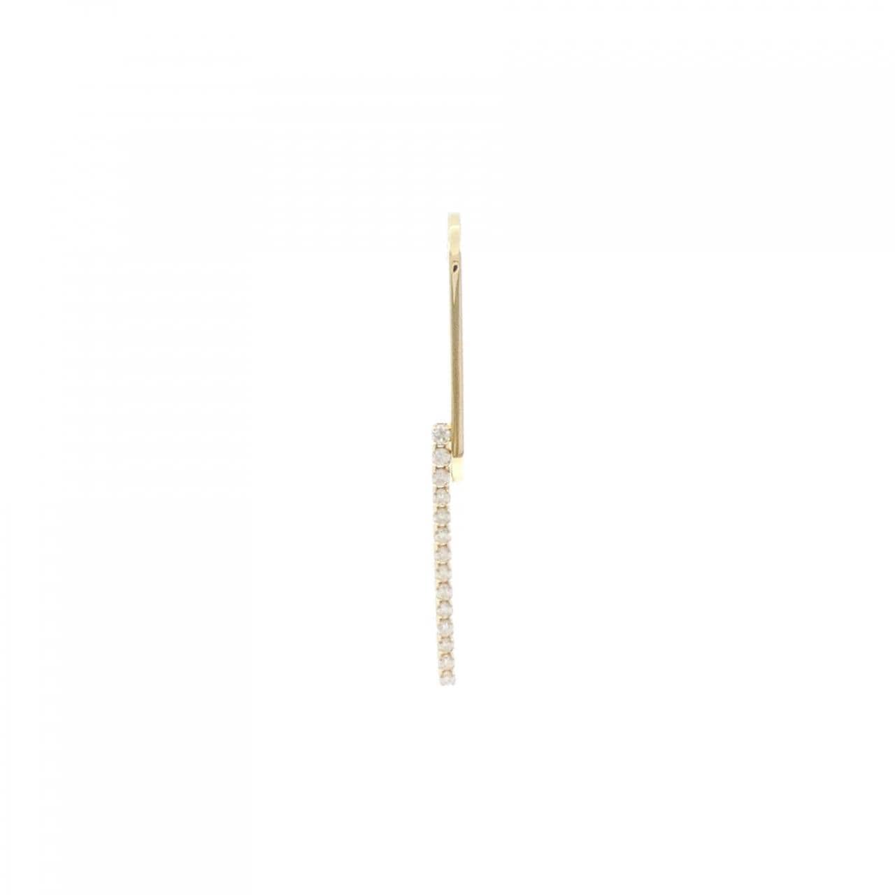 アーカー シャンデリア イヤーカフ 0.16CT 片耳
