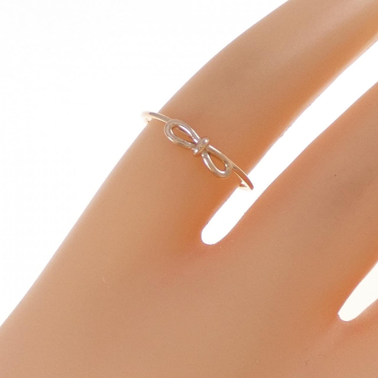 K10PG リボン ピンキーリング