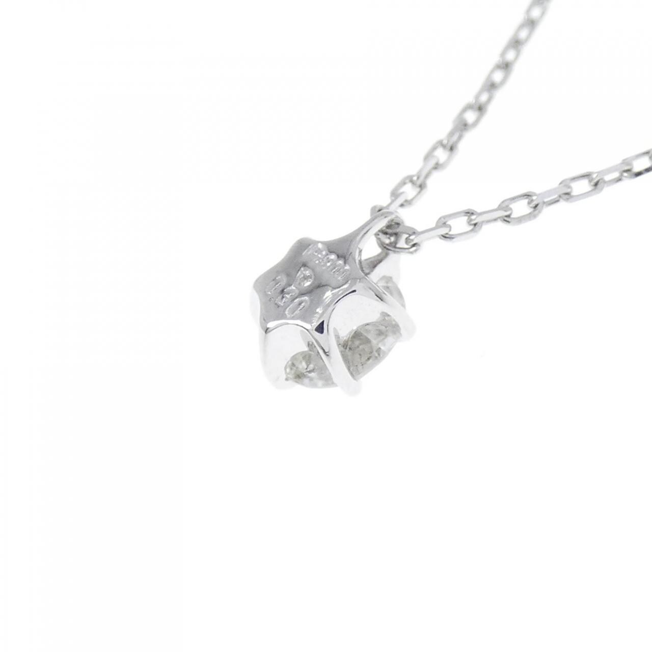 コメ兵｜PT ソリティア ダイヤモンド ネックレス 0.30CT｜ジュエリー