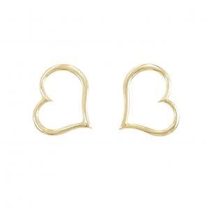 [BRAND NEW] K18YG heart earrings