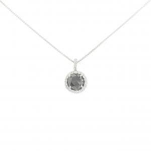 K18WG ダイヤモンド ネックレス 1.09CT