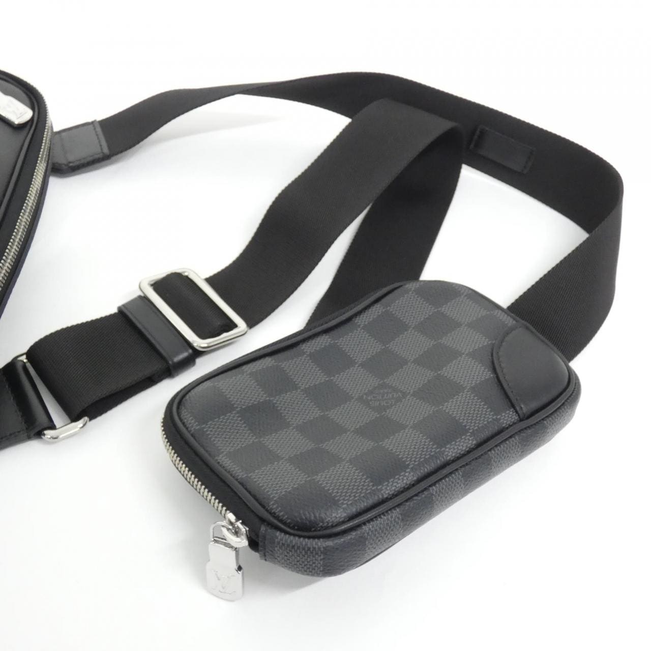 LOUIS VUITTON Damier Graphite Scott Messenger N50018 肩背包