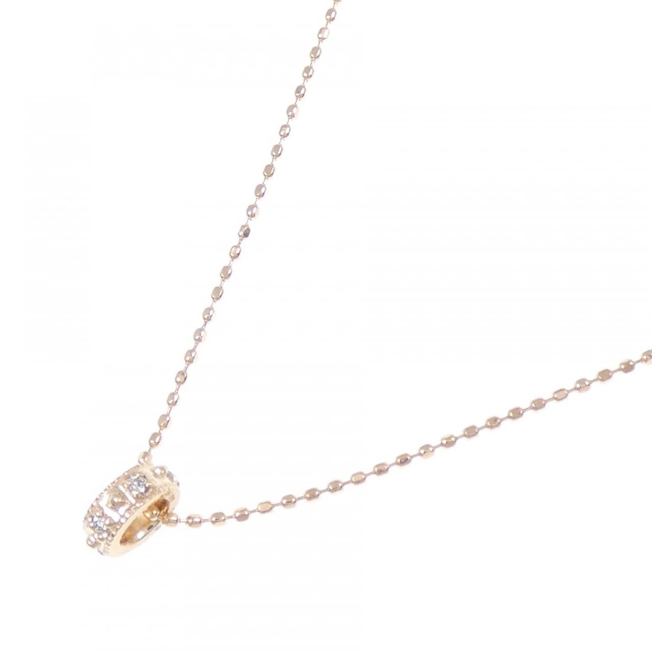 K10PG ダイヤモンド ネックレス 0.02CT