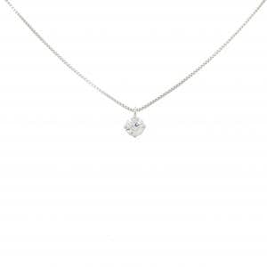 PT900/PT850 ソリティア ダイヤモンド ネックレス 0.203CT