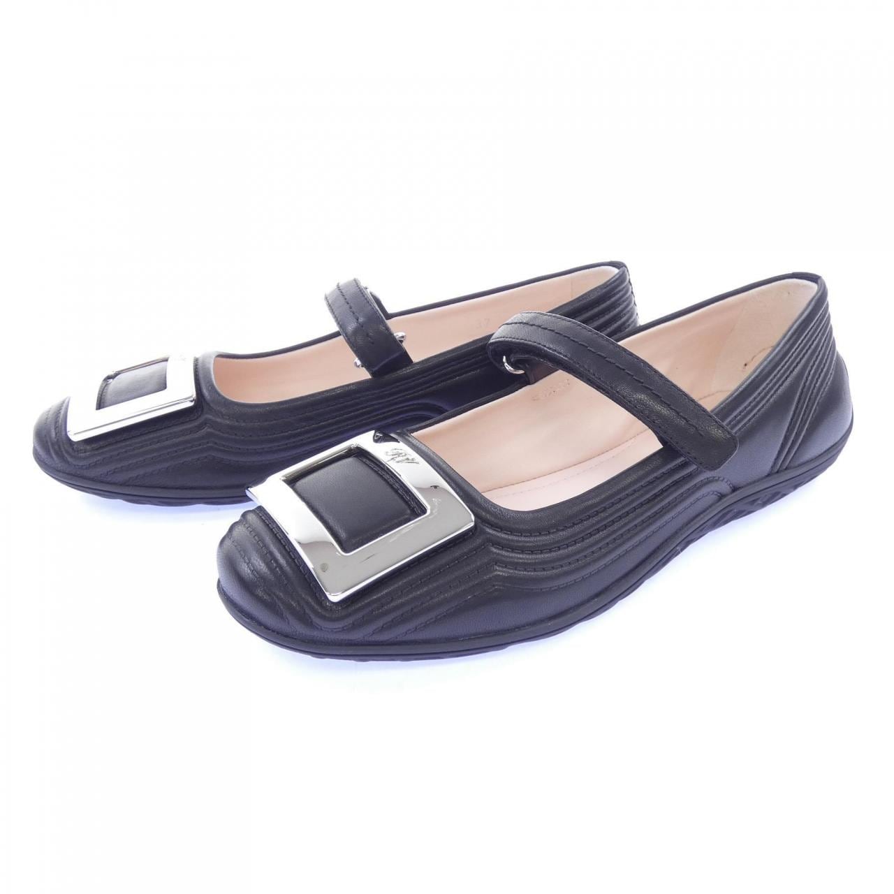 ロジェヴィヴィエ ROGER VIVIER トレ　ヴィヴィエ　ストラスバックル フラットシューズ
