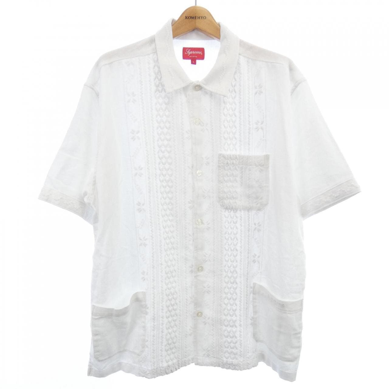 シュプリーム SUPREME Emboidered S／Sシャツ