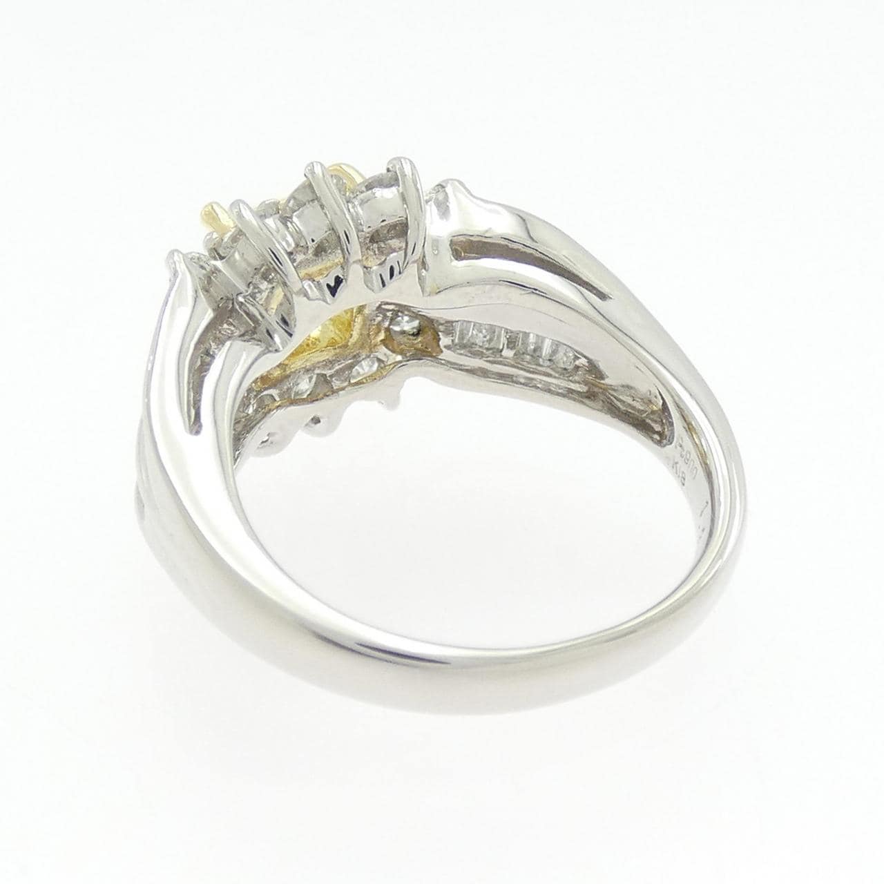 PT900/K18YG ダイヤモンド リング 1.300CT