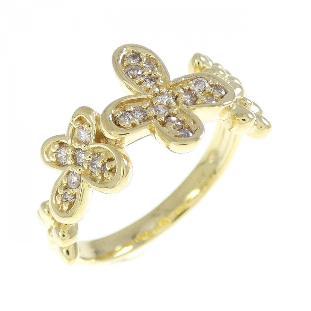 K18YG ダイヤモンド リング 0.20CT