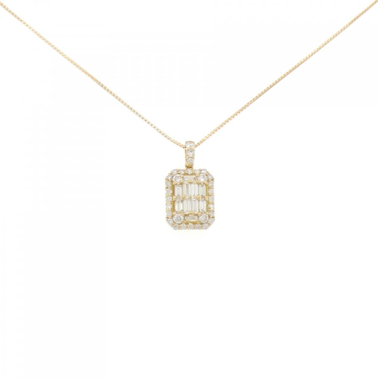 【新品】K18YG ダイヤモンド ネックレス 0.50CT