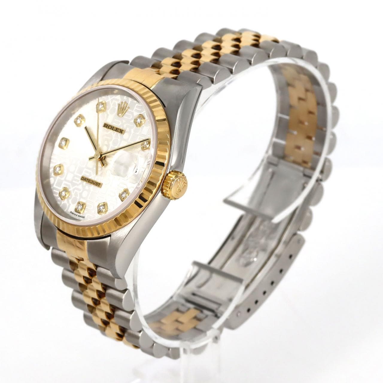 ロレックス デイトジャスト 16233G SSxYG 自動巻 K番