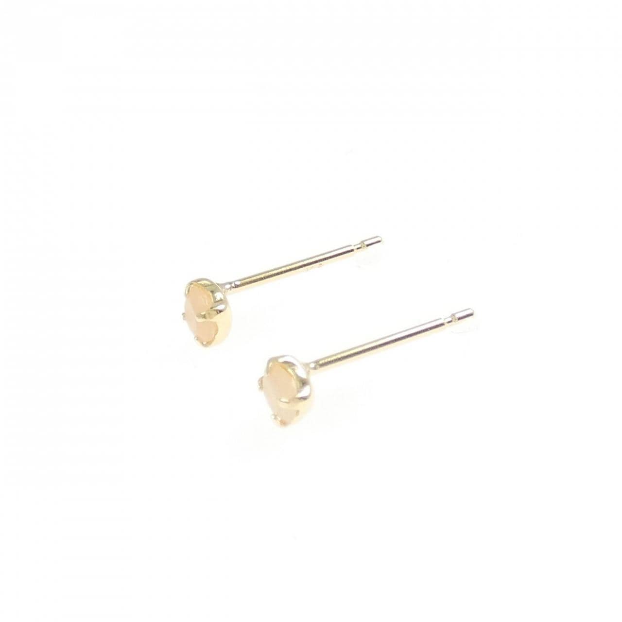 【新品】K18YG ムーンストーン ピアス