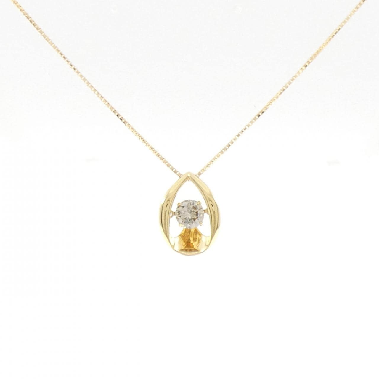 K18YG ダイヤモンド ネックレス 0.50CT