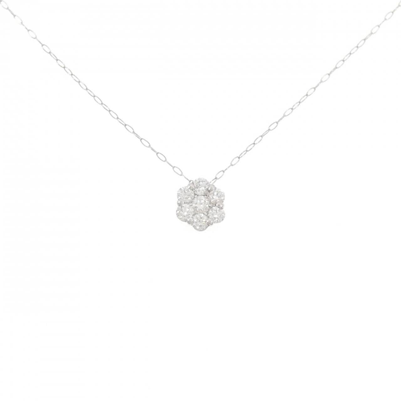 PT900/PT850 ダイヤモンド ネックレス 0.30CT