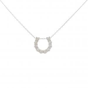PT900/PT850 ホースシュー ダイヤモンド ネックレス 0.30CT