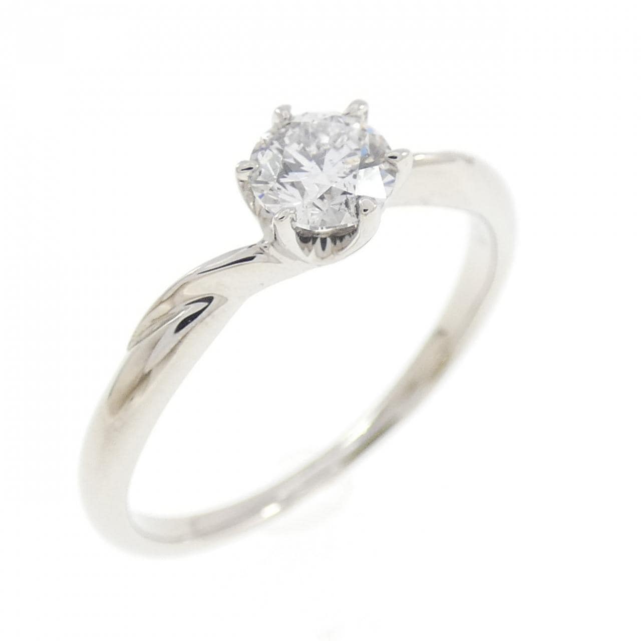 PT950 ダイヤモンド リング 0.338CT F SI2 Good