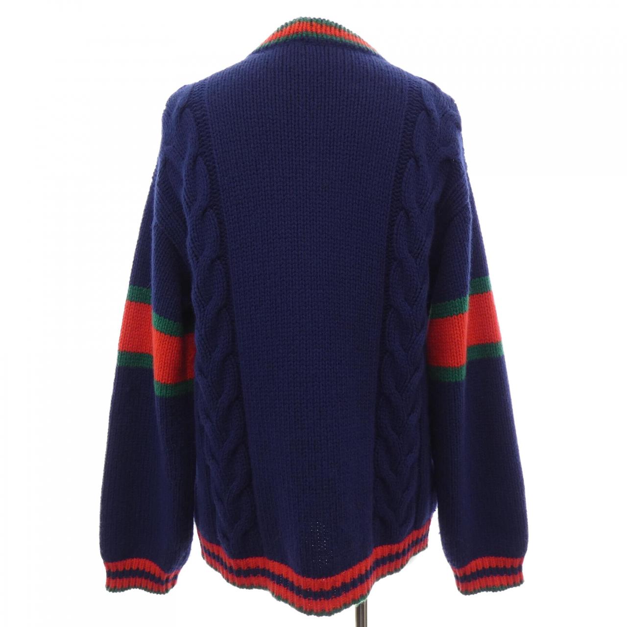 グッチ GUCCI オーバーサイズケーブルニットカーディガン 497037-X1561 カーディガン