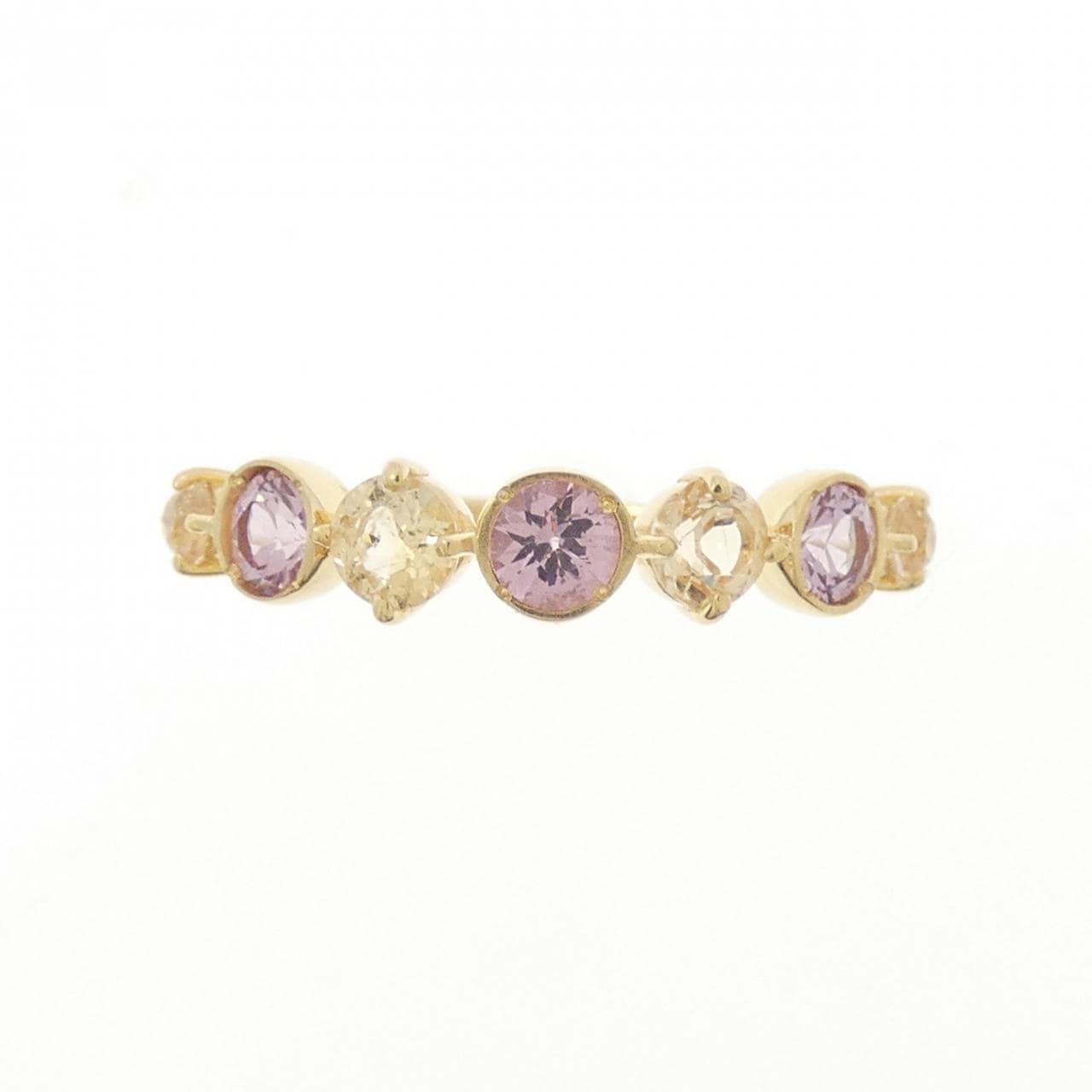 K18YG ガーネット リング