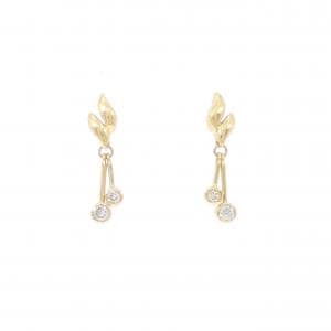 K18YG ダイヤモンド ピアス 0.30CT