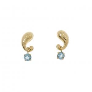 K18YG ブルートパーズ ピアス