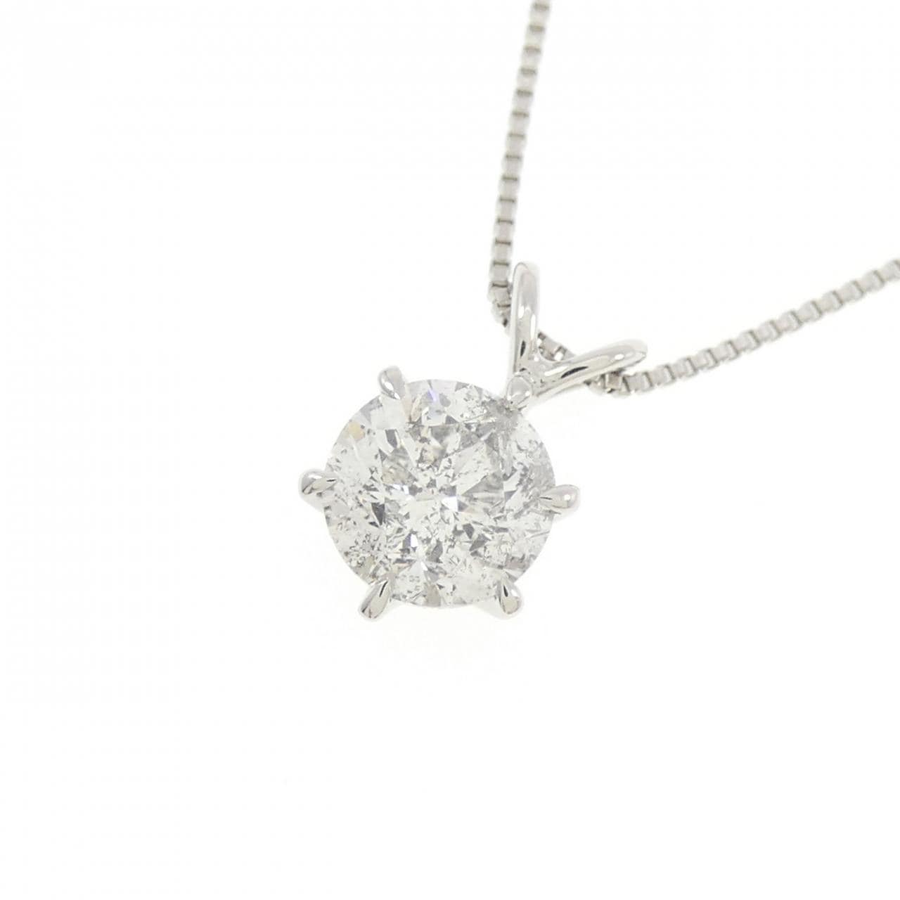 PT900/PT850 ダイヤモンド ネックレス 0.903CT
