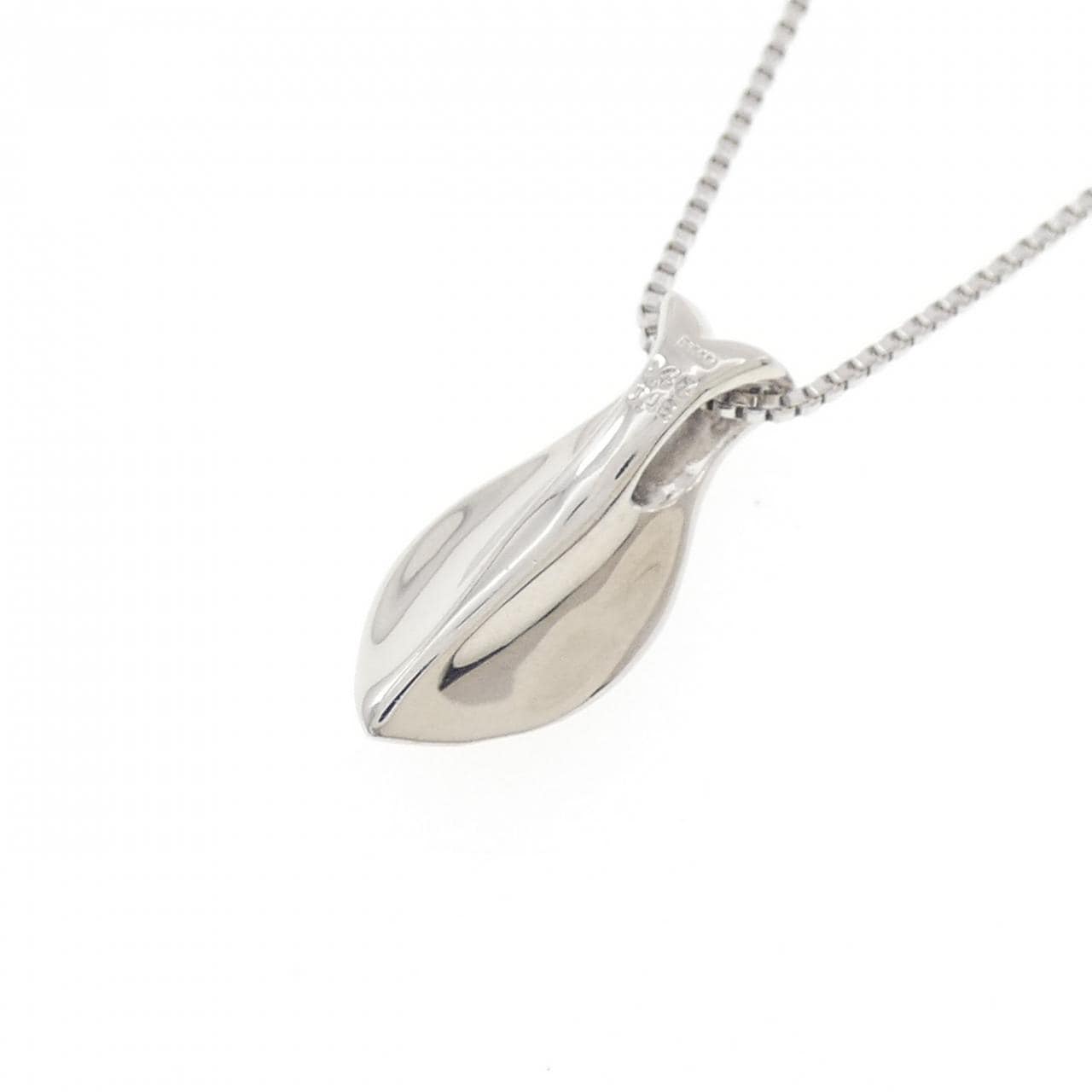 PT900/PT850 ルビー ネックレス 0.44CT