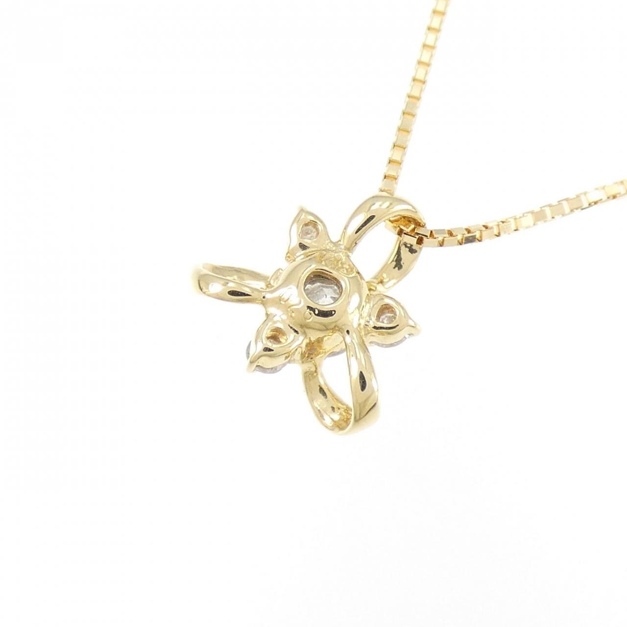 K18YG ダイヤモンド ネックレス 0.26CT
