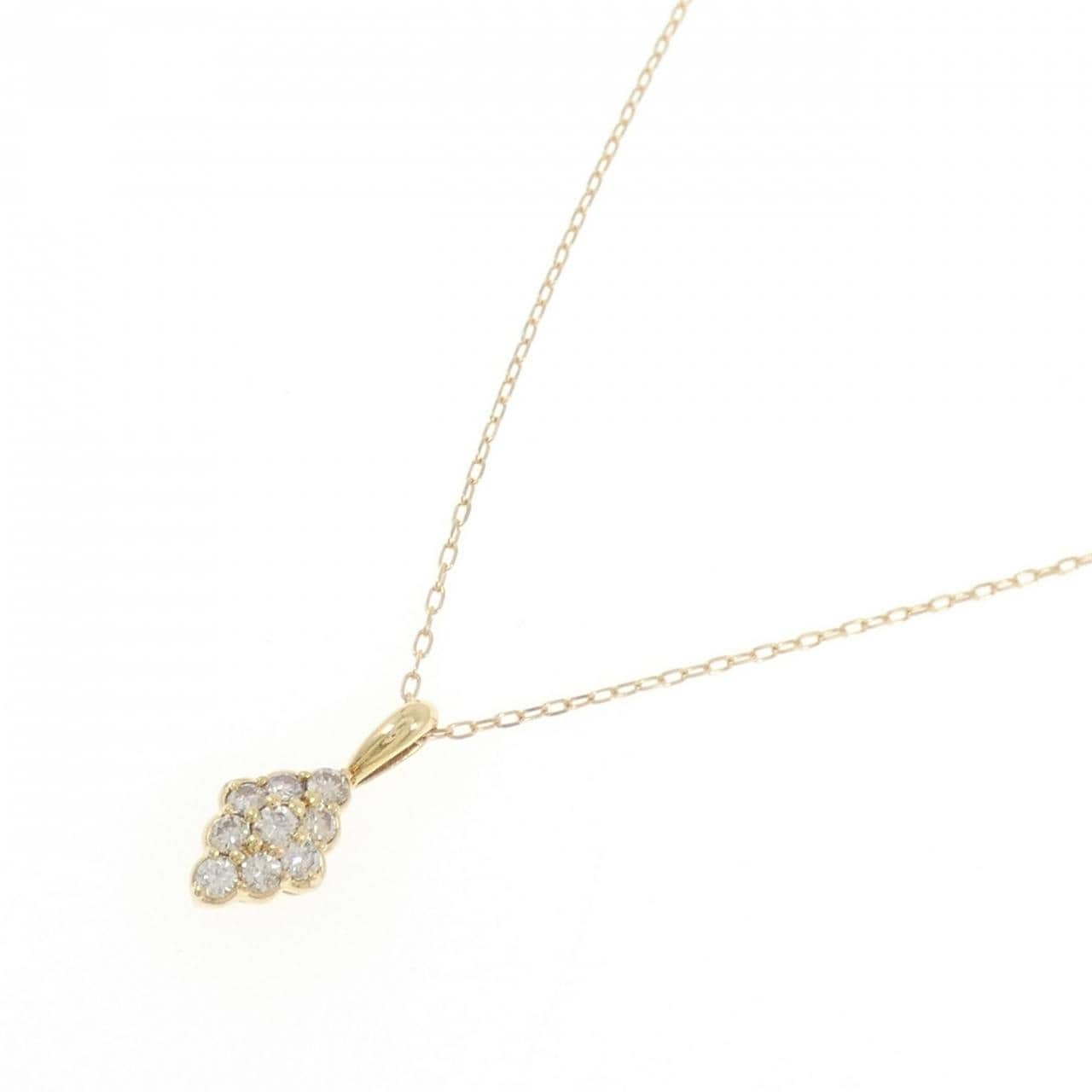K18YG ダイヤモンド ネックレス 0.30CT