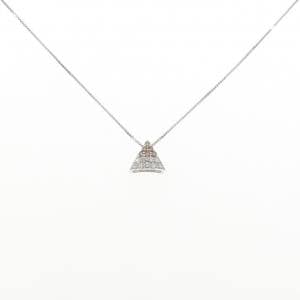 K18WG ダイヤモンド ネックレス 0.30CT