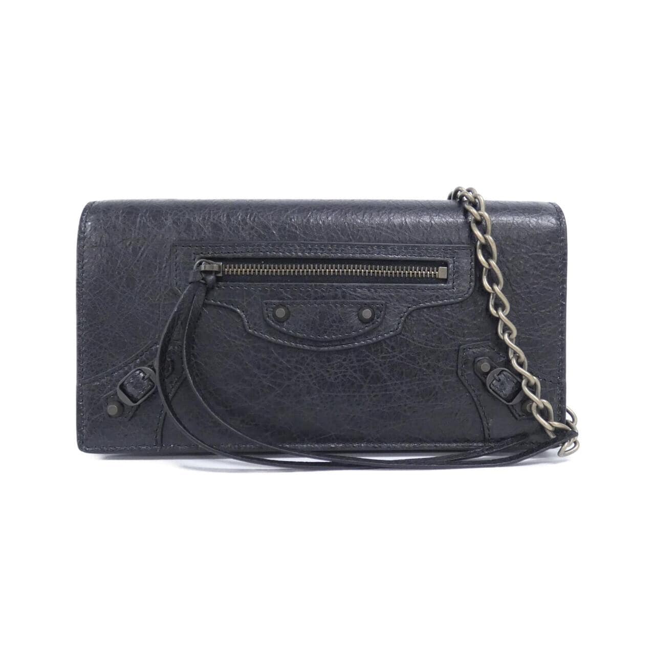 【新品】バレンシアガ ル シティ 819472 2ABEK チェーンウォレット