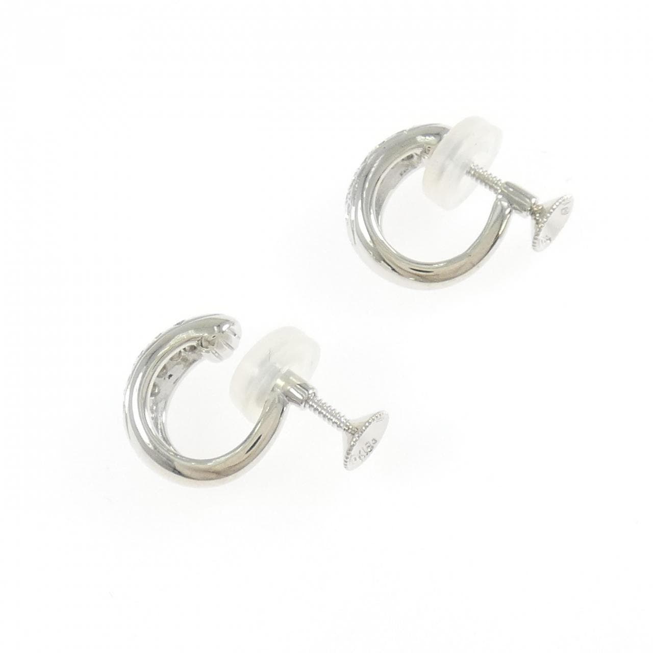 ミキモト ダイヤモンド イヤリング 0.42CT