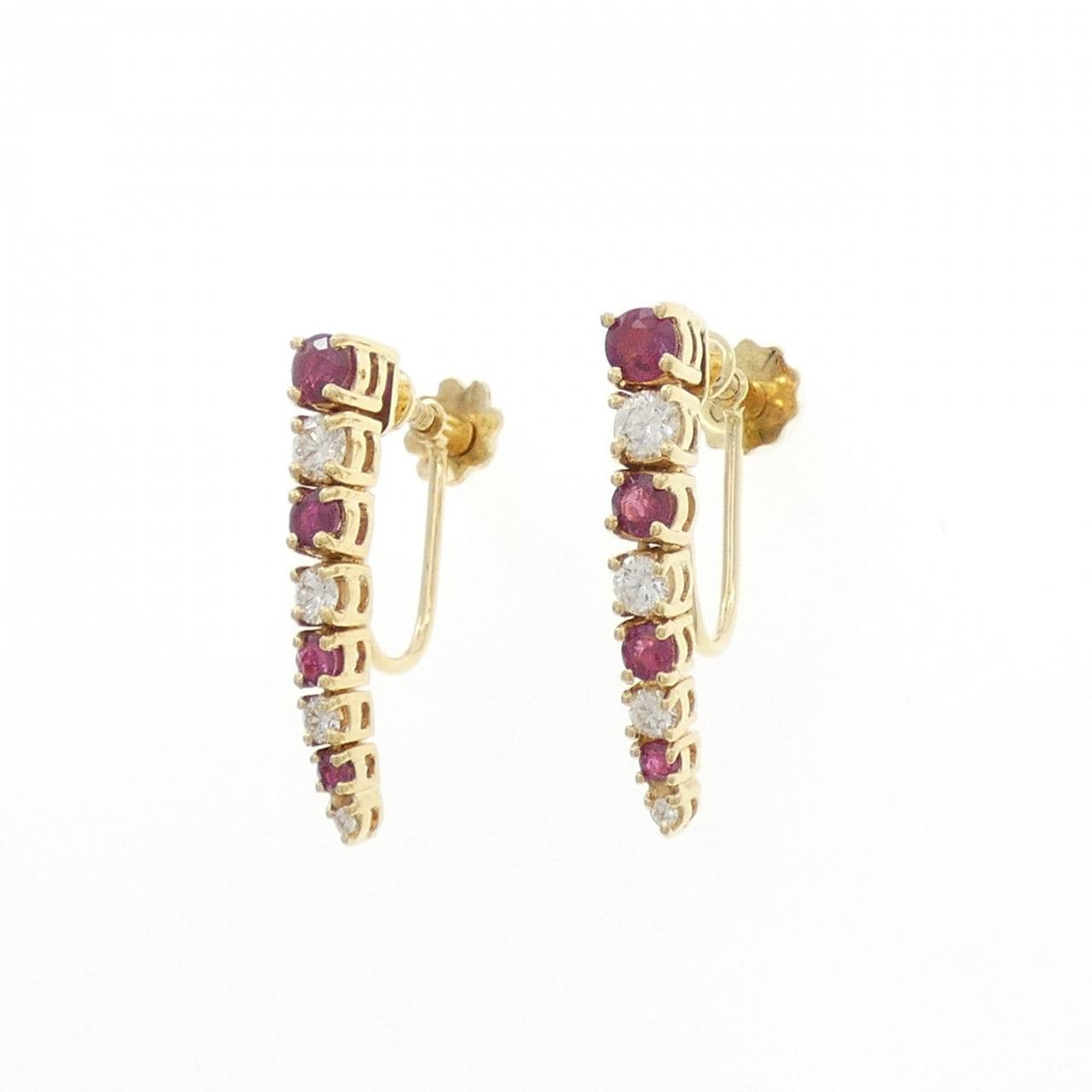 ミキモト ルビー イヤリング