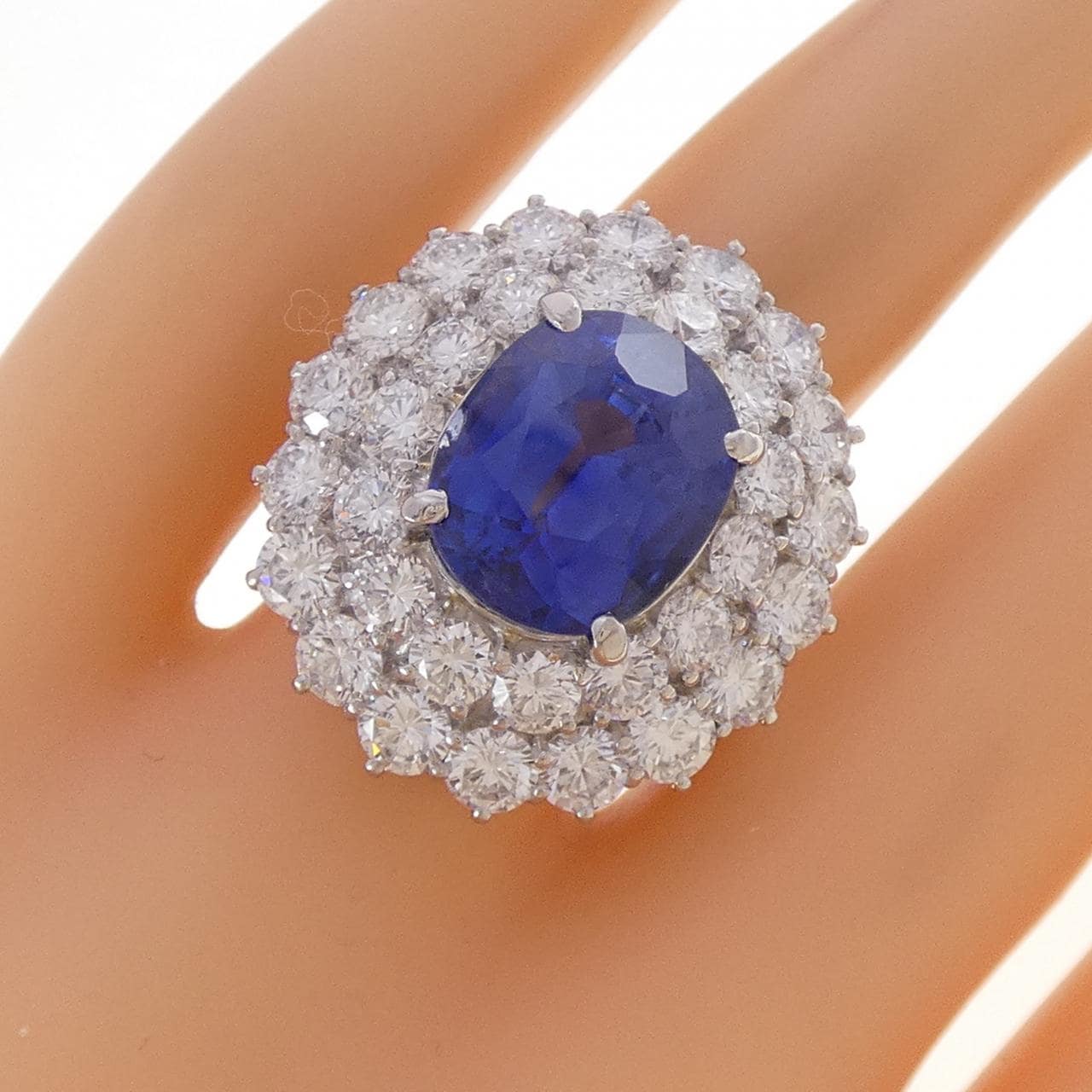 PT900 サファイヤ リング 8.70CT スリランカ産