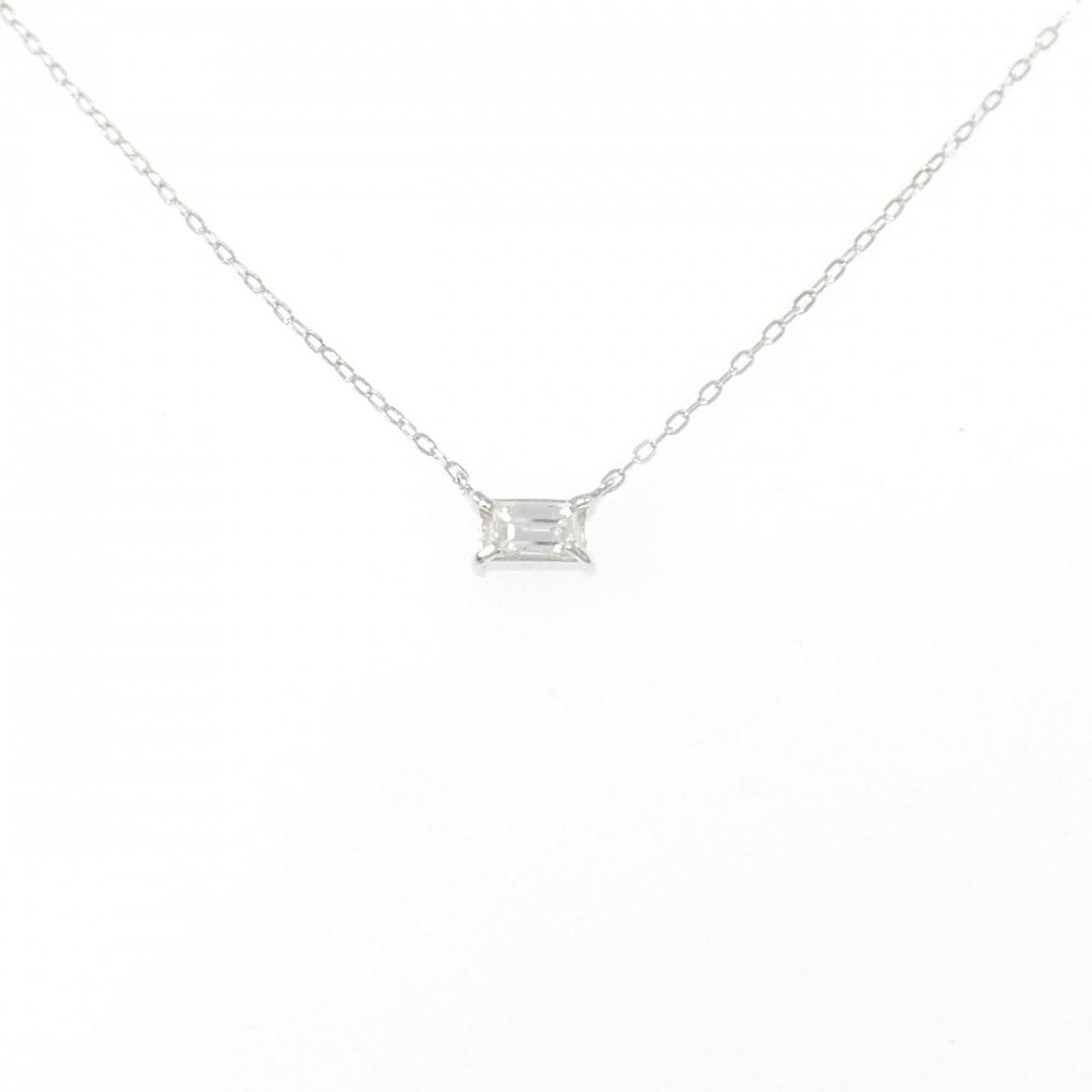 K18WG ダイヤモンド ネックレス 0.20CT