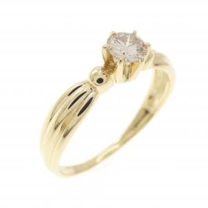 K18YG ダイヤモンド リング 0.24CT